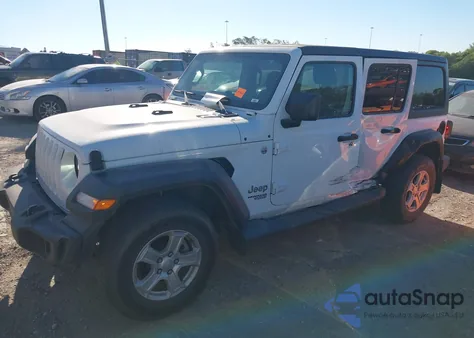 2019 Jeep Wrangler Unlimited Sport S 4X4 z USA, uszkodzony, nr VIN 1C4HJXDG2KW526842